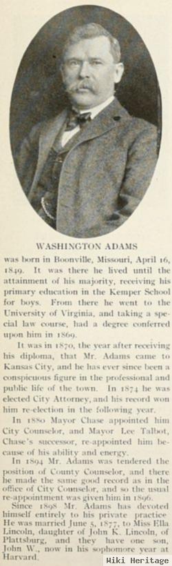 Washington Adams