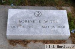 Lorine Elizabeth Kahle Witte