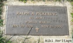 Pvt Ralph A Pickering