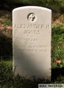 Alexander H Jones