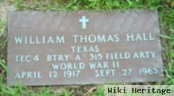 William Thomas Hall