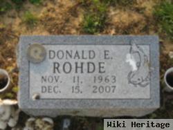 Donald E Rohde