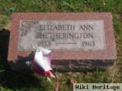 Elizabeth Ann Hetherington