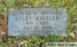 Geneva Ruth Watkins Utley Wheeler