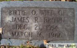 Birtie Odell Shedd Brown