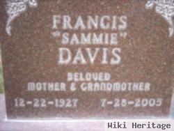 Frances Madeline "sammie" Davis