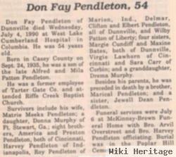 Don Fay Pendleton