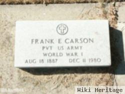 Franklin Edward "frank" Carson