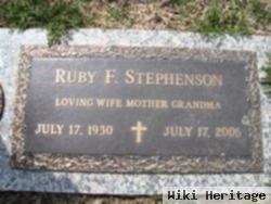 Ruby F Binkley Stephenson