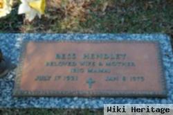 Bessie Ruth Kellis Hendley