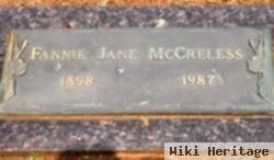 Fannie Jane Simmons Mccreless