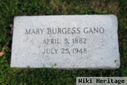 Mary Burgess Gano