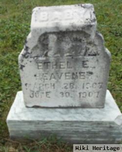 Ethel E Heavener