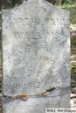 Martha Ann Williams