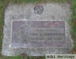 Carol G Christenson