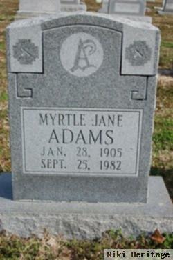 Myrtle Jane Emery Adams