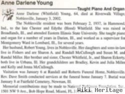 Anne Darlene Whitfield Young