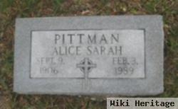 Alice Sarah Zumwalt Pittman