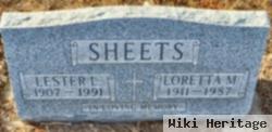 Lester L Sheets