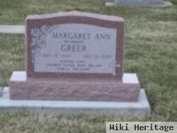 Margaret Ann Ranier Greer