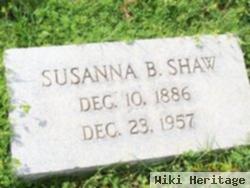 Susanna B Shaw