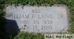 William F "bill" Lang, Jr