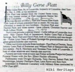 Billy Gene Flatt