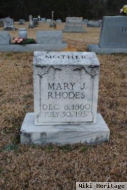 Mary J. Rhodes