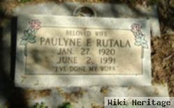 Paulyne F Rutala