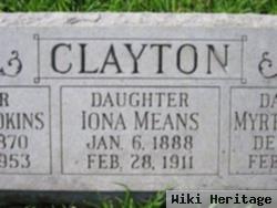 Iona Ethel Clayton Means