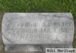 Frank H.e. Paape