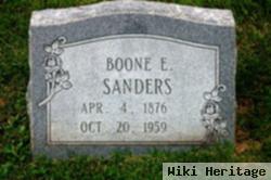 Boone E. Sanders