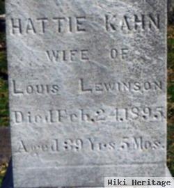 Hattie Kahn Lewison