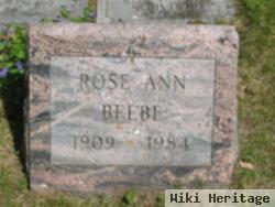 Rose Ann Jones Beebe