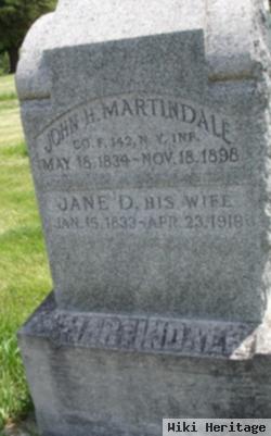 Jane D Martindale