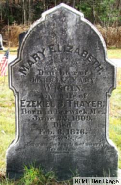 Mary Elizabeth Wiggin Thayer