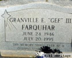 Granville E "gef" Farquhar, Iii