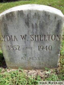 Lydia T "liddie" Williams Shelton