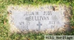 Julia M "judy" Sullivan