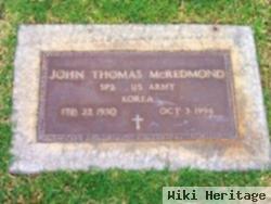 John T Mcredmond