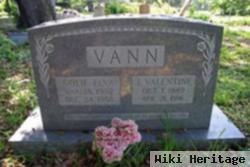 J Valentine Vann