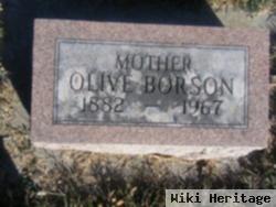 Olive Maren Olava Evansdatter Overby Borson