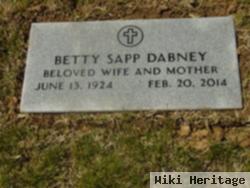 Betty Sapp Dabney