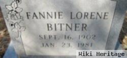 Fannie Lorene Allen Johnson Bitner