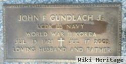 Lcdr John F Gundlach, Jr