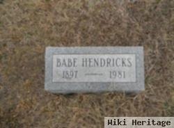 Babe Hendricks