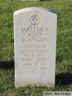 Matthew John Scanlon