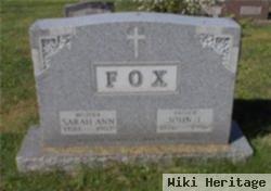 Sarah Ann Fox