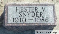 Hester V. Snyder