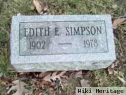 Edith E Gill Simpson